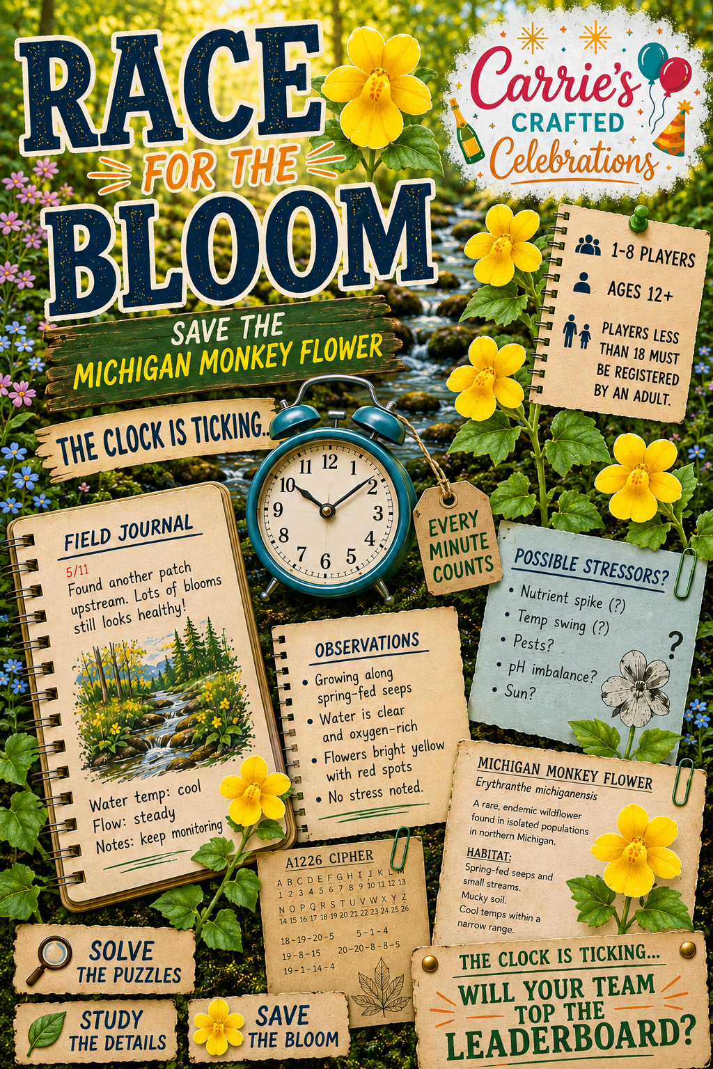 RACE FOR THE BLOOM GAME