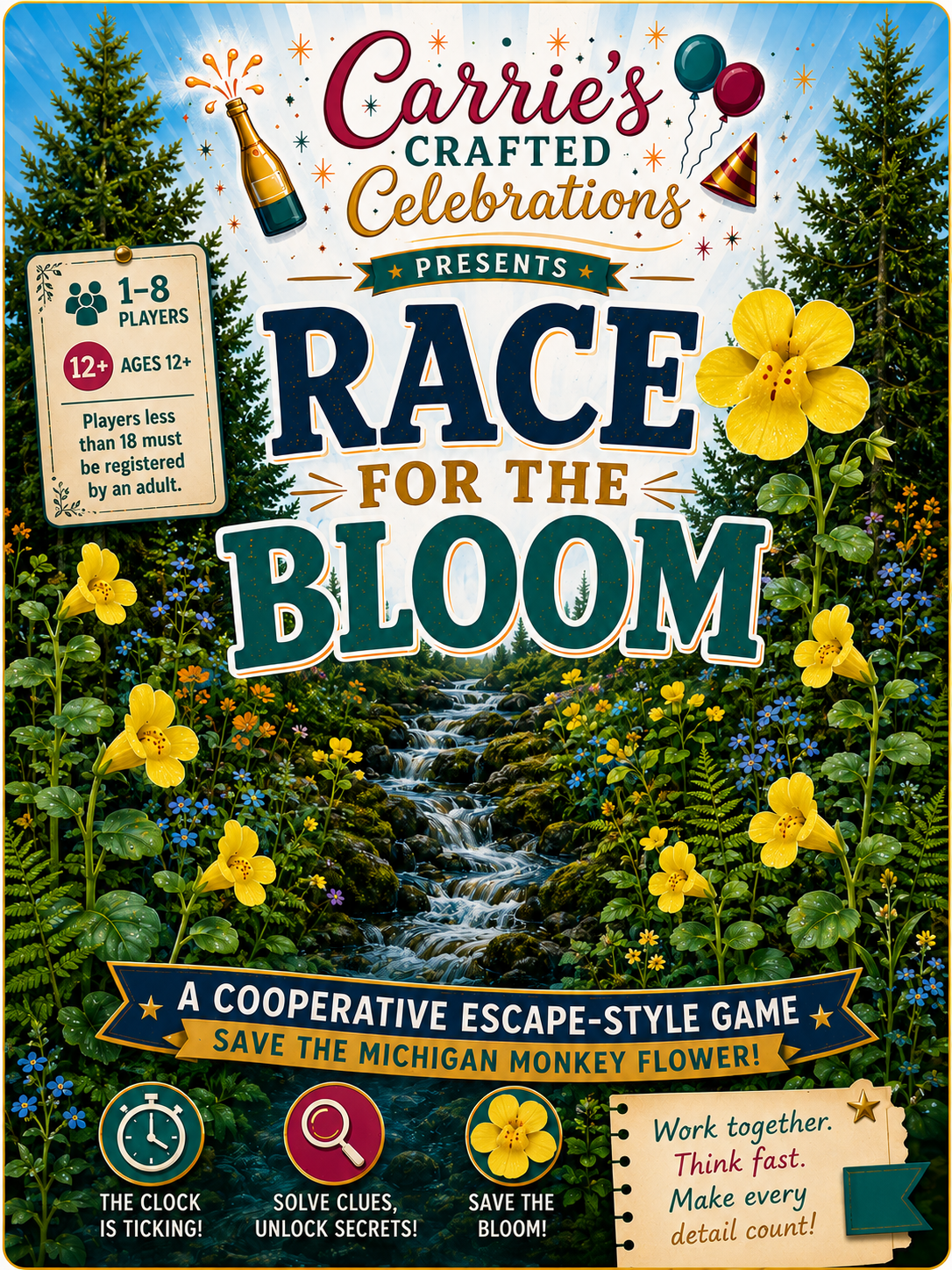 RACE FOR THE BLOOM GAME